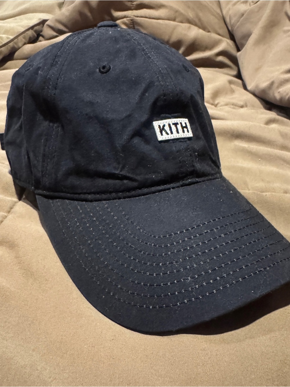 KITH black FW17 Cotton Baseball Cap